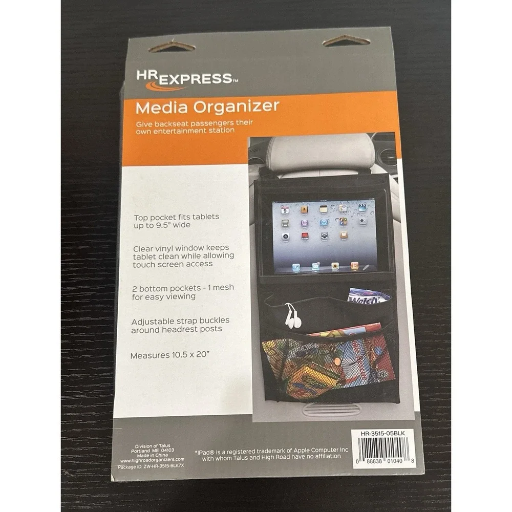 Car Seat Organizer & Storage, Car Backseat Organizer Touch Screen Tablet Holder